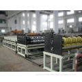 Pc Transparent Corrugated Sheet Plastic Roofing Tiles Extrusion Line